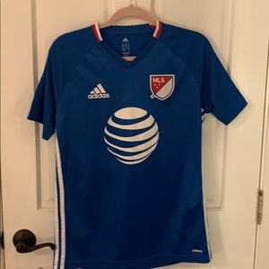 Blue at&t MLS jersey
